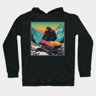 Grumpy Bigfoot Bobsleigh in Winter Hoodie